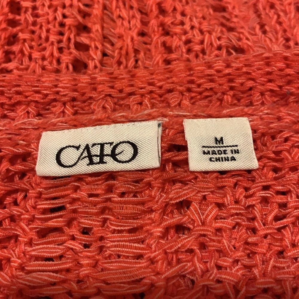 Cato Pink Womans Long Sleeve Shirt Size M - Picture 4 of 4